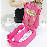 Органайзер для обуви Travel Series-shoe pouch (Сумка для обуви серии Travel) Розовый, фото 7