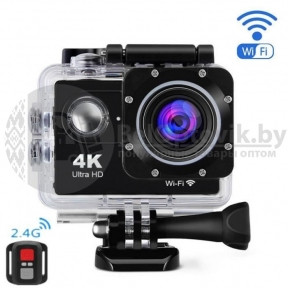 Экшн камера с пультом Action Camera Waterproof 4K Ultra HD