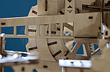 Деревянный конструктор (сборка без клея) Механическая машина Марбл UNIWOOD, фото 10