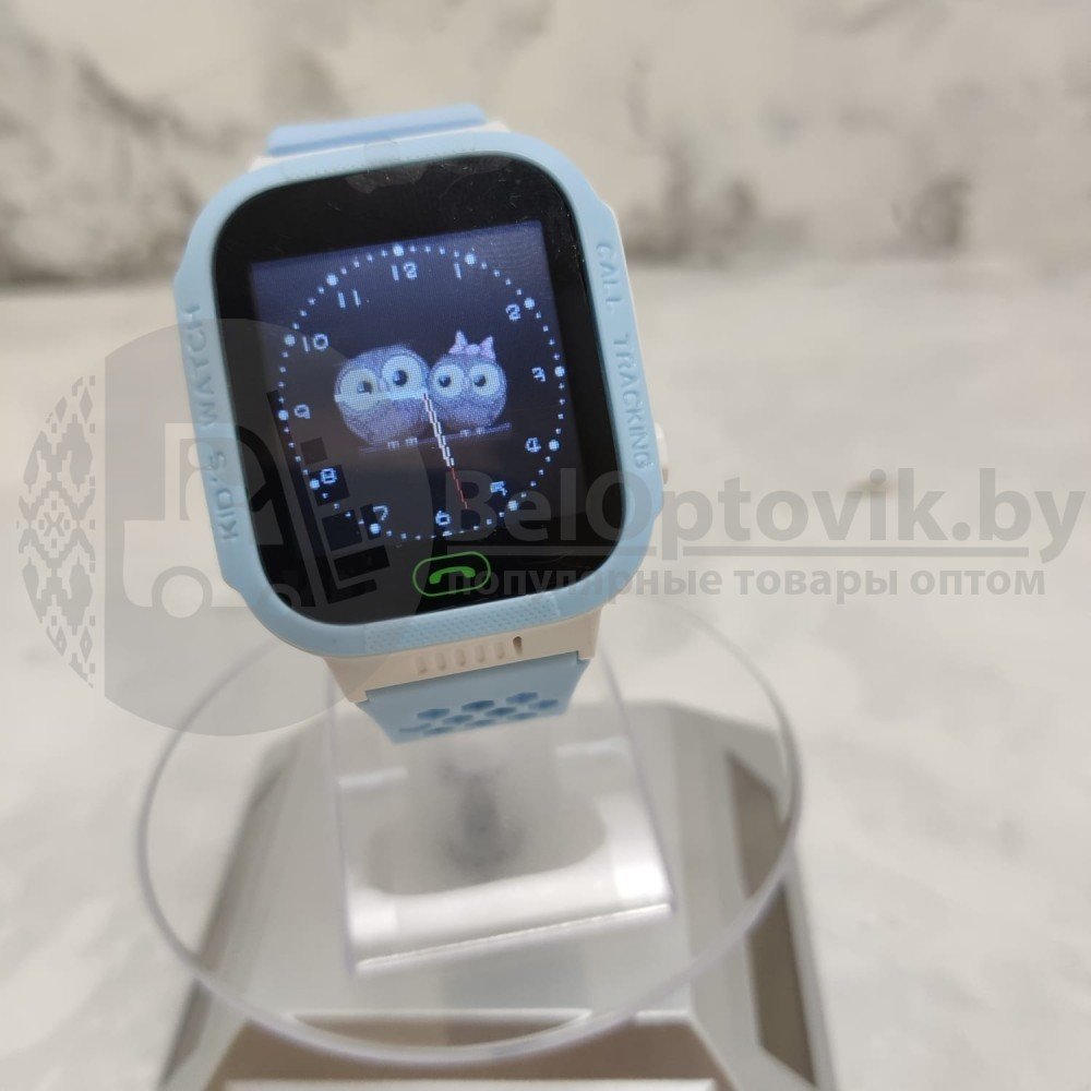 Детские GPS часы (умные часы) Smart Baby Watch Q528 Черные с голубым - фото 5 - id-p132029797