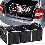 Складной органайзер для багажника автомобиля CAR BOOT ORGANIZER с 3 отделениями и термосумкой, фото 7