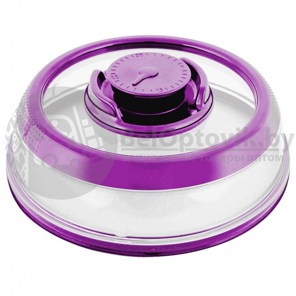 Вакуумная многоразовая крышка Vacuum Food Sealer 19 см (цвет Mix) - фото 9 - id-p132027940