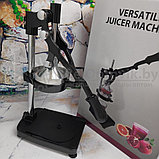 Соковыжималка Пресс ручной Versatile Juicer Machine (Цитрус, гранат) Серый, фото 4