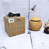 Увлажнитель воздуха ароматический Mini Humidfier  001 (HM-018), форма шар, d 10 см, 130 ml, 220V Светлое, фото 4
