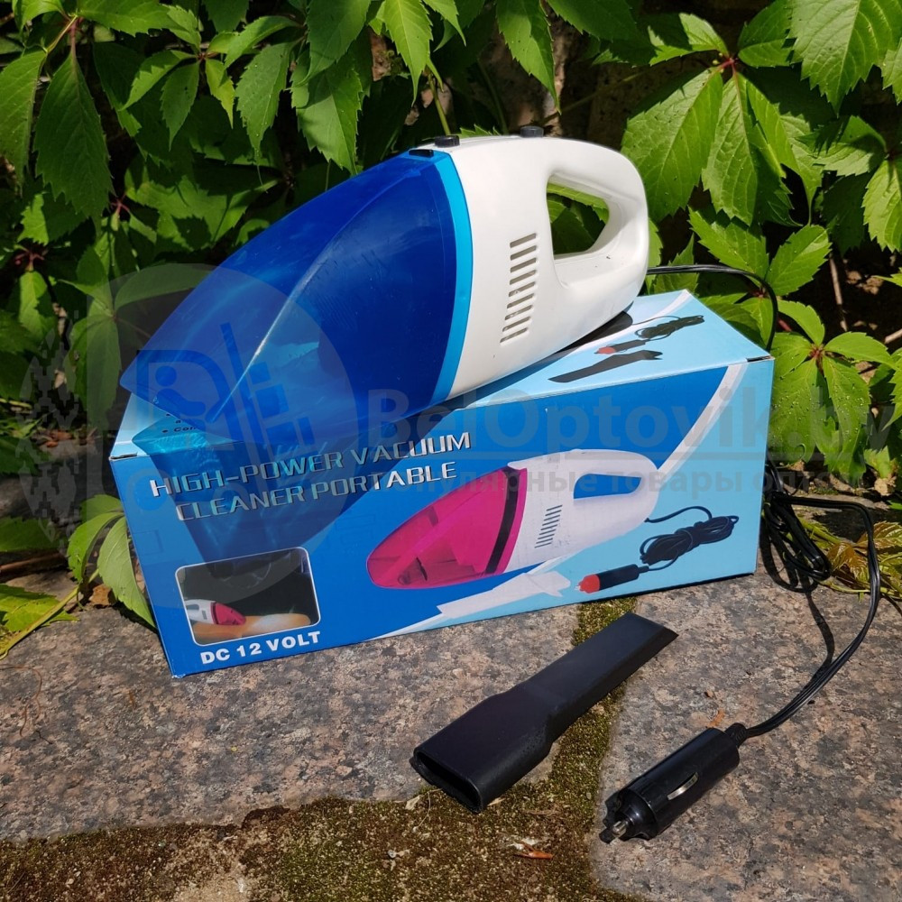 Автомобильный пылесос High-Power Vacuum Cleaner Portable - фото 4 - id-p132031828