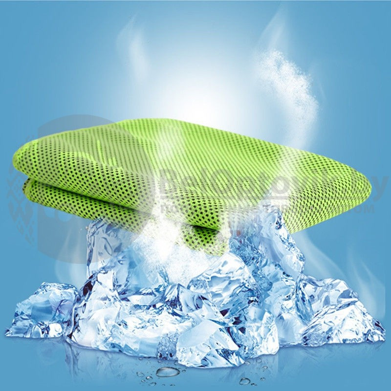 Спортивное охлаждающее полотенце Super Cooling Towel Синий - фото 9 - id-p132028005