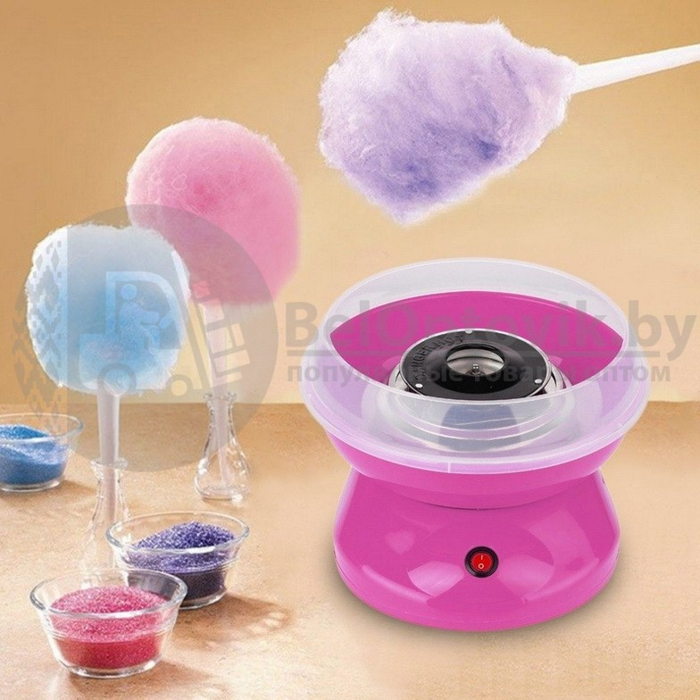 Аппарат для приготовления сладкой ваты Cotton Candy Maker (Коттон Кэнди Мэйкер для сахарной ваты) Розовая - фото 2 - id-p132030913