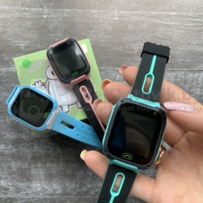 Детские умные часы SMART BABY S4 с функцией телефона Зеленые с черным