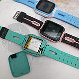 Детские умные часы SMART BABY S4 с функцией телефона Зеленые с черным, фото 7