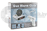 Будильник-мишень, часы Gun Alarm Clock,  3 в 1 Белый с оранжевым, фото 4