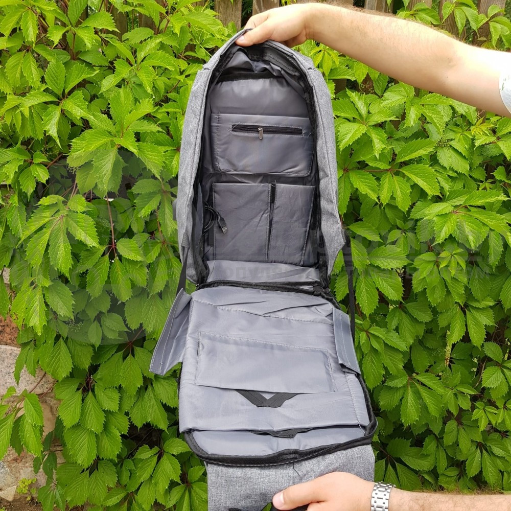 Рюкзак Bobby XL с отделением для ноутбука до 17 дюймов Антивор Фиолетовый - фото 4 - id-p132028100
