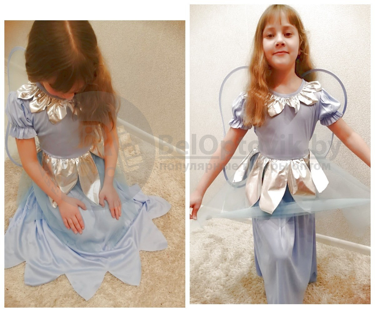 Карнавальный костюм Фея сказочная голубая, размер М (110-120 см) - фото 7 - id-p132029161