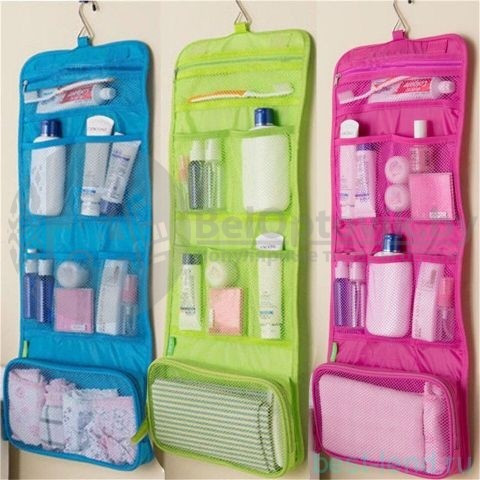 Дорожная сумка для гигиенических принадлежностей Travel Storage Bag (органайзер) Розовый - фото 5 - id-p132031011