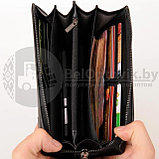 Мужское портмоне  клатч на молнии, с ручкой Baellerry Maxi Libero S1001 Коричневое, фото 10