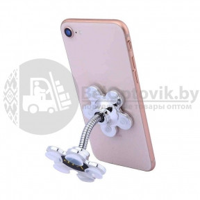 Гибкий держатель телефона на присосках Magic Suction Cup Phone Bracket Хром