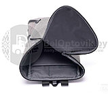 Многофункциональный рюкзак с косой молнией Чёрный, фото 4