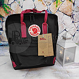 Классический рюкзак Fjallraven Kanken Черный с серым, фото 6