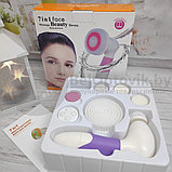 Массажер уходовый для кожи лица 7 в 1 Мassage Beauty Device Bath Spa Brush AE-8288, фото 7