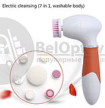 Массажер уходовый для кожи лица 7 в 1 Мassage Beauty Device Bath Spa Brush AE-8288, фото 8