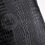Кожаный слинго рюкзак  Crocodile (Крокодил) Коричневый, фото 9