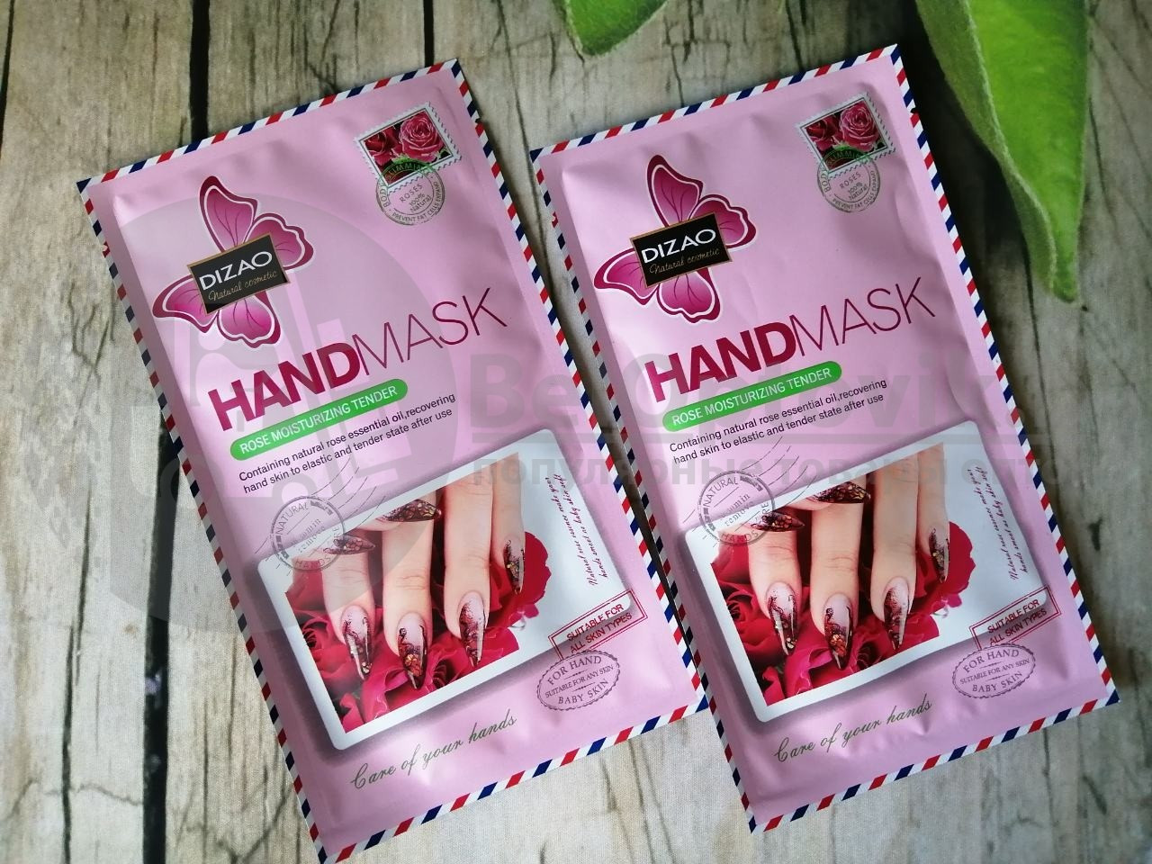 Отшелушивающая, увлажняющая и питающая маска перчатки для рук с экстрактом розы HAND MASK Rose Moisturizing - фото 5 - id-p132030329