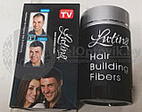 Загуститель волос Lutino Hair building fibber (Black), 25g, фото 6