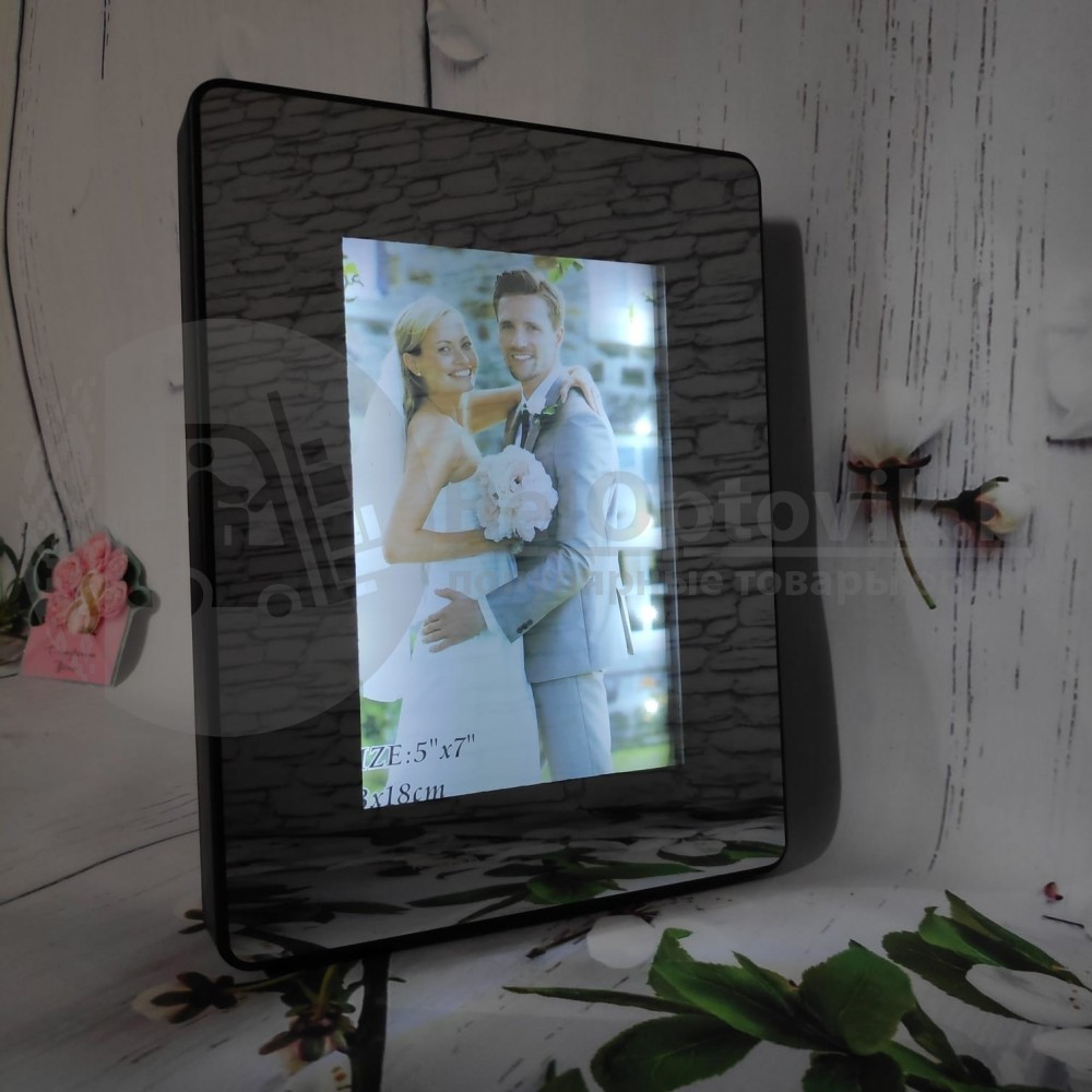 Распродажа Зеркало - фоторамка с подсветкой Magic Photo Mirror 2 в 1 (питание от USB или батареек) - фото 7 - id-p132029483