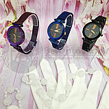 Стильные женские часы Hannah Martin на магнитном ремешке Золотая ночь, фото 7