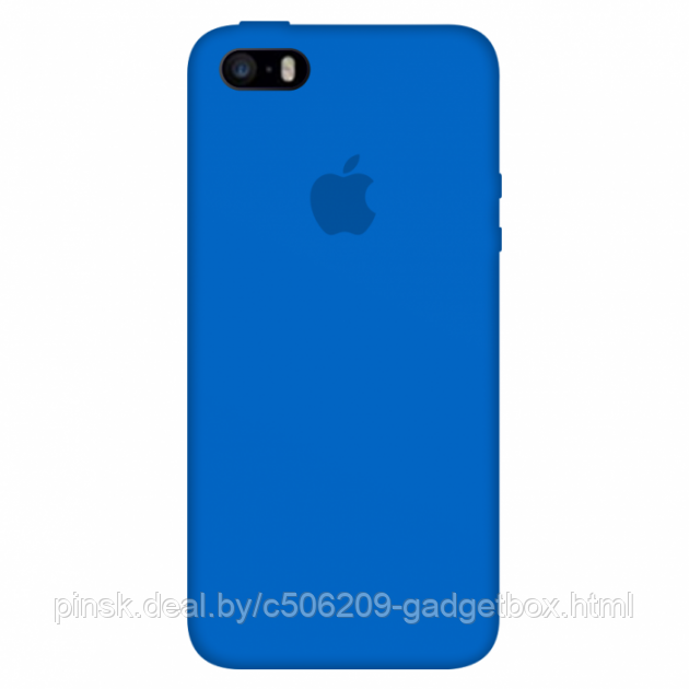 Чехол Silicone Case для Apple iPhone 5 / iPhone 5S / iPhone SE, #3 Royal blue (Ярко-синий) - фото 1 - id-p130057698