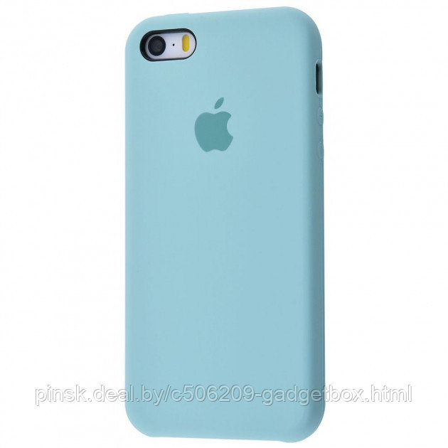 Чехол Silicone Case для Apple iPhone 5 / iPhone 5S / iPhone SE, #17 Turquoise (Бирюзовый) - фото 1 - id-p130057712