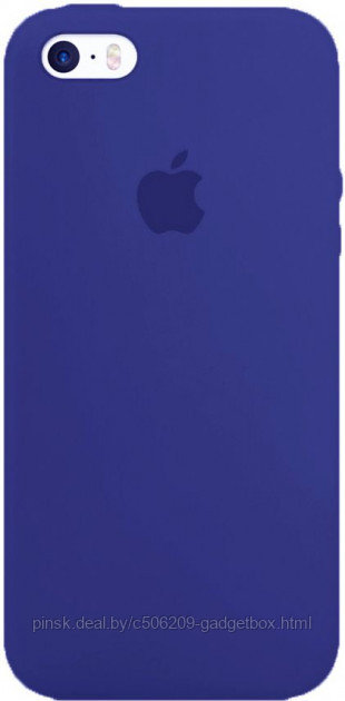 Чехол Silicone Case для Apple iPhone 5 / iPhone 5S / iPhone SE, #40 Ultra blue (Ультра-синий) - фото 1 - id-p130057735