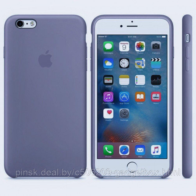 Чехол Silicone Case для Apple iPhone 5 / iPhone 5S / iPhone SE, #46 Lavander gray (Тёмная лаванда) - фото 1 - id-p130057741