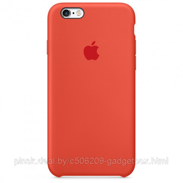 Чехол Silicone Case для Apple iPhone 5 / iPhone 5S / iPhone SE, #2 Apricot (Абрикосовый) - фото 1 - id-p130057697