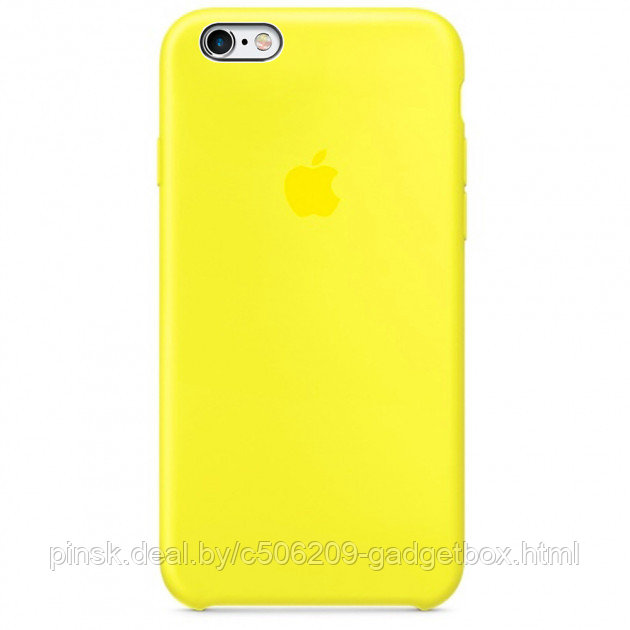 Чехол Silicone Case для Apple iPhone 5 / iPhone 5S / iPhone SE, #32 Flash (Желтый неон) - фото 1 - id-p130057727