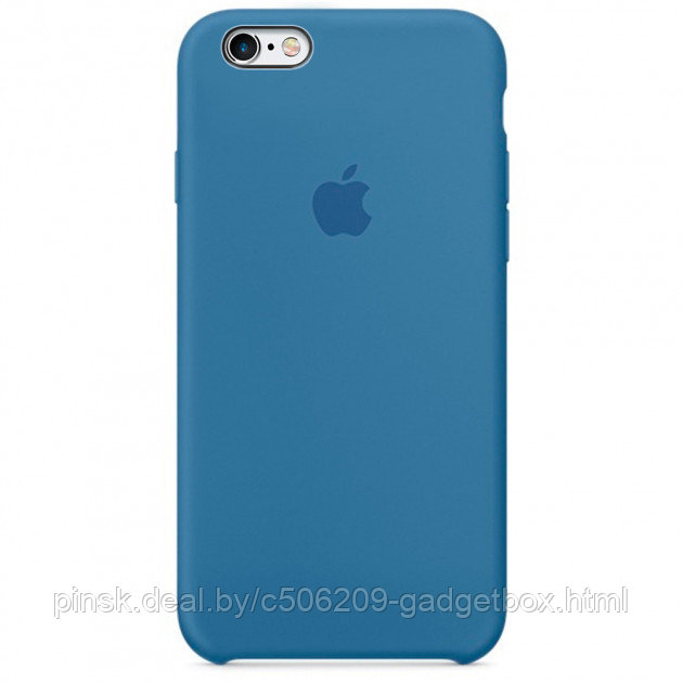 Чехол Silicone Case для Apple iPhone 5 / iPhone 5S / iPhone SE, #38 Denim blue (Стальной синий) - фото 1 - id-p130057733