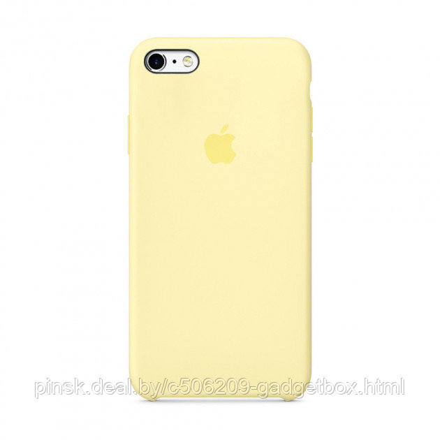 Чехол Silicone Case для Apple iPhone 5 / iPhone 5S / iPhone SE, #55 Mellow yellow (Лимоный) - фото 1 - id-p130057750