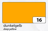 FOLIA Цветная бумага, 130 г/м2, 50х70 см, желтый темный