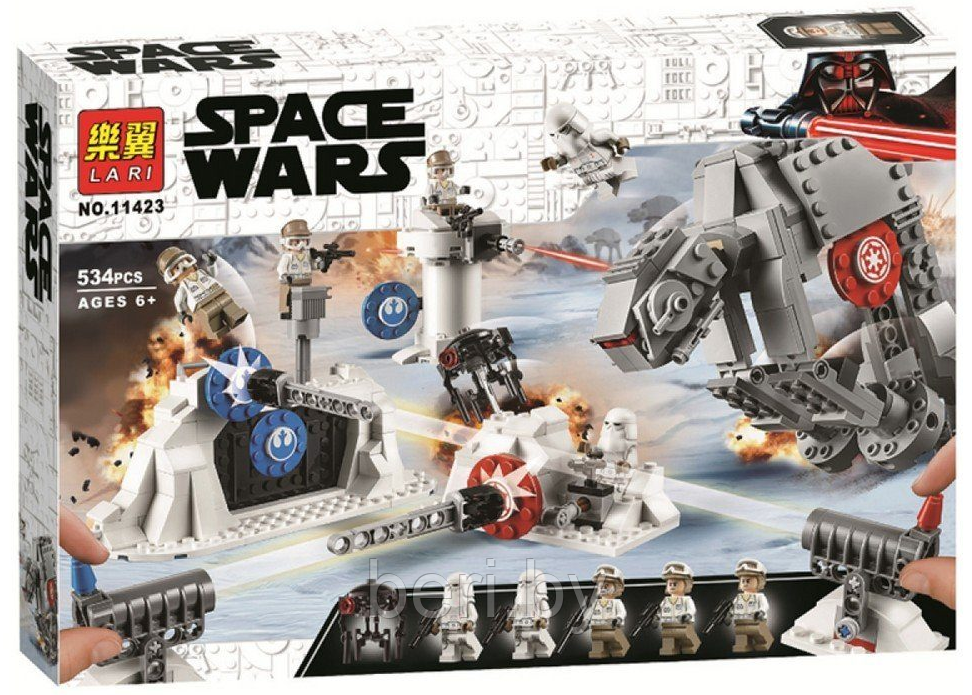11423 Конструктор LARI Space Wars "Защита базы Эхо", аналог LEGO Star Wars 75241, 534 детали
