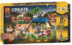 11399 Конструктор Lari Create "Ярмарочная карусель", аналог LEGO Creator 31095, 611 деталей