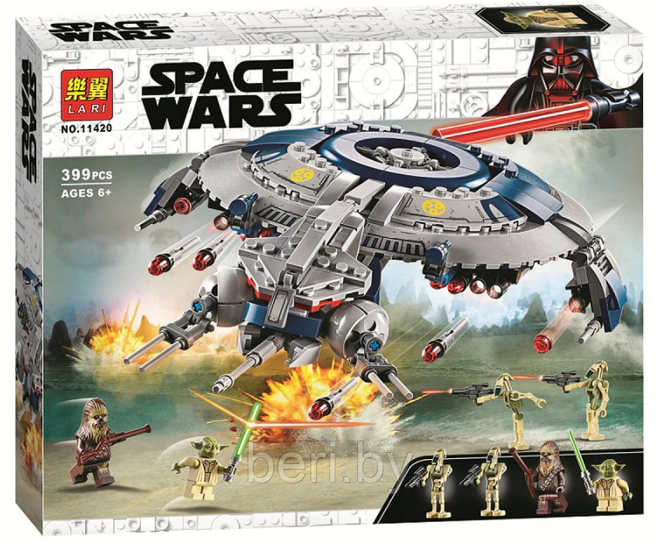 11420 Конструктор Lari Space Wars "Дроид-истребитель", аналог LEGO Star Wars 75233, 399 дет