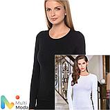 Футболка женская с длинным рукавом 158,164/88 белая BERRAK 2134, фото 2