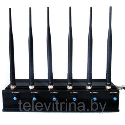 Стационарный подавитель сотовых телефонов CDMA, GSM, 3G, 4G (LTE+WIMAX) "СТРАЖ X6 ПРО" (код. 54478) - фото 1 - id-p34648257