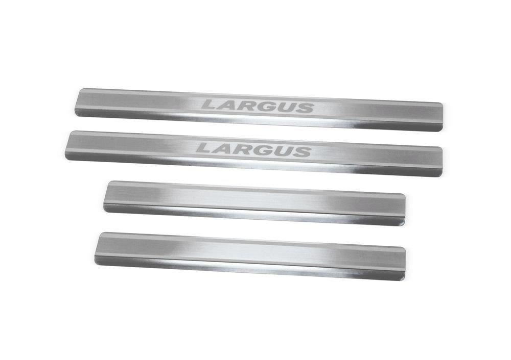Накладки на пороги Lada Largus 2012-