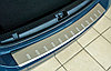 Накладка на задний бампер с загибом, Зеркальная к-кт 1шт для BMW X5 II (E70) (2010-)