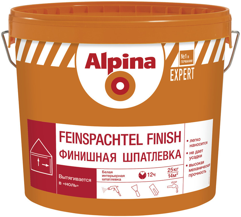Шпатлевка Alpina EXPERT Feinspachtel Finish 25 кг, РБ