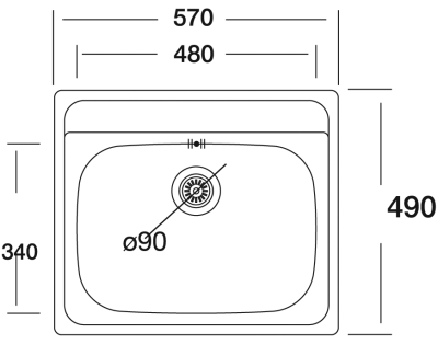 Мойка Kromevye EX 327D 0.8 - фото 4 - id-p132121713