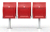 Кресло  пластиковое для стадионов и спортивных объектов ARC, фото 3