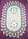 Салфетка льняная вышитая Мини скатерть декоративная с вышивкой лентами d 85 см, фото 7