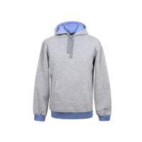 Толстовка женская футер с начесом хлопок 320 г/м.кв., СЕРЫЙ меланж 52 2XL