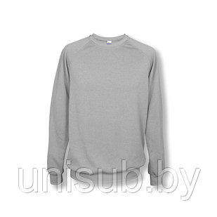 Свитшот серый меланж 52 (2XL) флис, полиэстер 150 г/м.кв.,